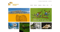 Desktop Screenshot of naturmuseumsg.ch